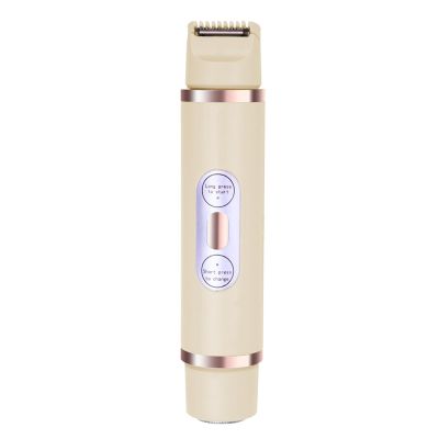 GAOSHA Electric Trimmer for Women 2 in 1 Electric Shavers for Hair Removal from Pubic Area Face Legs USB Rechargeables
