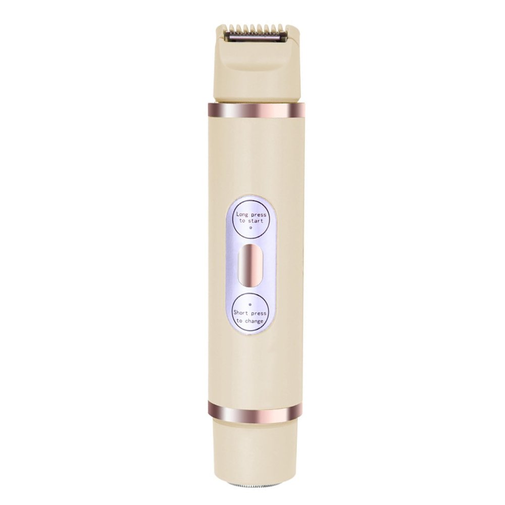 GAOSHA Electric Trimmer for Women 2 in 1 Electric Shavers for Hair Removal from Pubic Area Face Legs USB Rechargeables