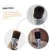 WOONEKY 3pcs High Density Hair Cleaning Brush Angled Barber Brush for Hair Salon Haircut Duster view 4