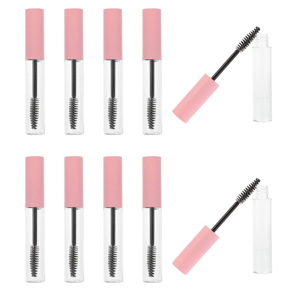 FOYTOKI 10ml Eyelash Cream Empty Mascara Bottles 10pcs Set with Applicator Compact and Stylish for On-the-go