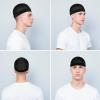 3Pcs Soft Breathable Hair Wrap Wave Cap Silky Elastic Band Caps Satin Sleeping Shower Caps Hair Bonnet for Sleep Unisex Beanie Caps Beanies Hats Shower for Men Women Athletes Hip-hop Lovers view 3