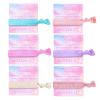24pcs Colorful Elastic Hair Bands with Thanks Shimmer Cards Gift for Fans Women Birthday Party favors view 1