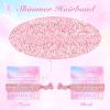 24pcs Colorful Elastic Hair Bands with Thanks Shimmer Cards Gift for Fans Women Birthday Party favors view 3