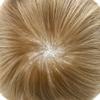 PUNRU HAIR Hair Systems For Men Monofilament Toupee For Men Human Hair NPU Hair Pieces For Mens Toupee 7x9 Medium light density #2020 20# LIGHT ASH BLONDE+20% GRYE view 4