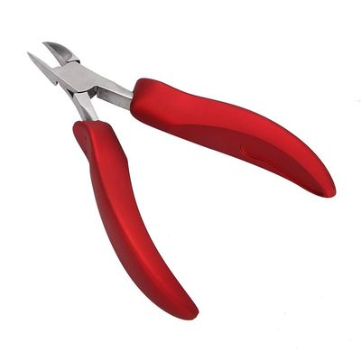 Cuticle Trimmer, Cuticle Remover Dead Skin Removal Nipper Stainless Toenail Clipper Cutter Cuticle Nippers Cuticle Pedicure Trimmer (S1 red)