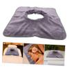 IWOWHERO Salon Massage Sheet with Face Hole Breathing Sheet Beauty Salon Massage Bed Part Face Hole Cover Massage Supplies view 3