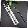 BIUDECO Stainless Steel Eyebrow Razor Kit 6 Reusable Blades Portable Lightweight Non-slip Grip for Travel view 2