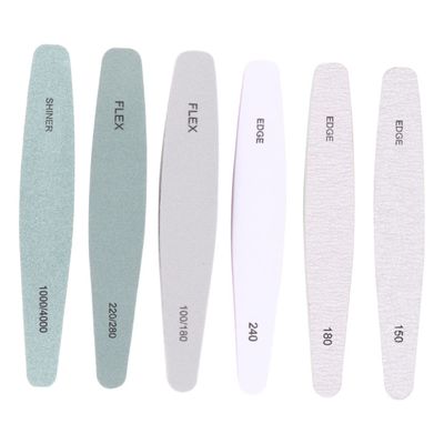 BIUDECO 6pcs Nail Files Set Professional Nail Buffer Polishing Bars for Manicure