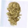 Gogogmee Curly Hair Ponytail Wig Jaws Clip Claw Extension for Women Flat Style Hair Bun Extensions for Women view 3