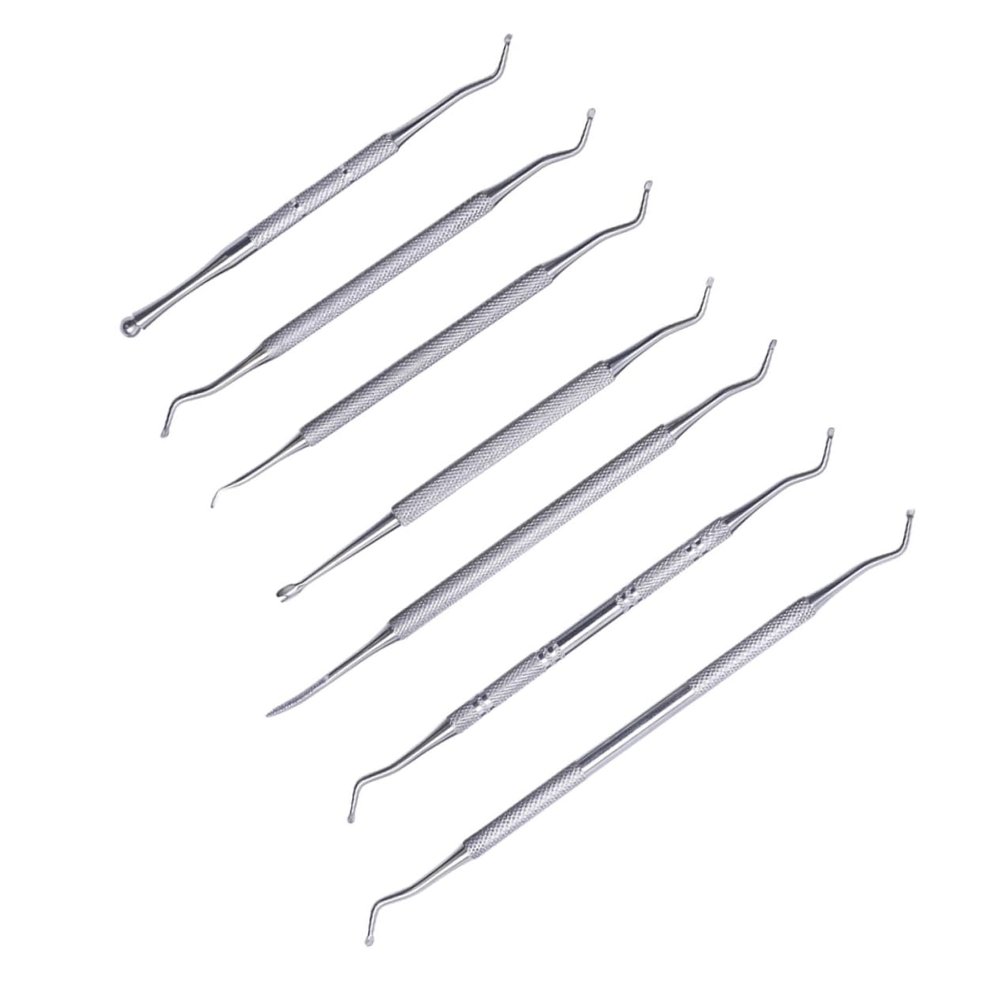 CANIGHT Stainless Steel Cuticle Pusher and Nail Trimmer Manicure Tools for Nail Care and Polish Removal Durable and Portable