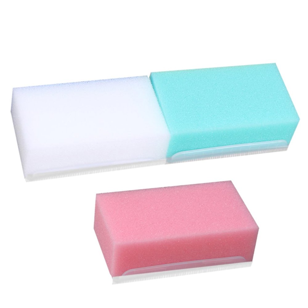 FOYTOKI 3pcs Exfoliating Body Scrubber Tactile Training Sponge Massage Sponge for Bath Shower Random Color