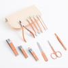 HIONJIN Nail Clipper Set 12-Piece Beauty Set Nail Clipper Manicure Complete Kit Home Nail Clippers view 1