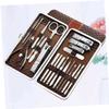 BIUDECO Sturdy Nail Clipper Set 21pcs Nail Cutters Trimmers Files Ergonomic Structure Perfect for Daily Use view 2