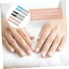 Healeved 6pcs Acrylic Nail Files Manicure and Pedicure Buffers for Nail Shaping and Smoothing Easy to Clean for Home Salon Use view 4