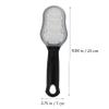 Healeved 2pcs Stainless Steel Pedicure File with Lids Ergonomic Foot Rasp for Dead Skin Removal Feet Travel-Friendly view 2