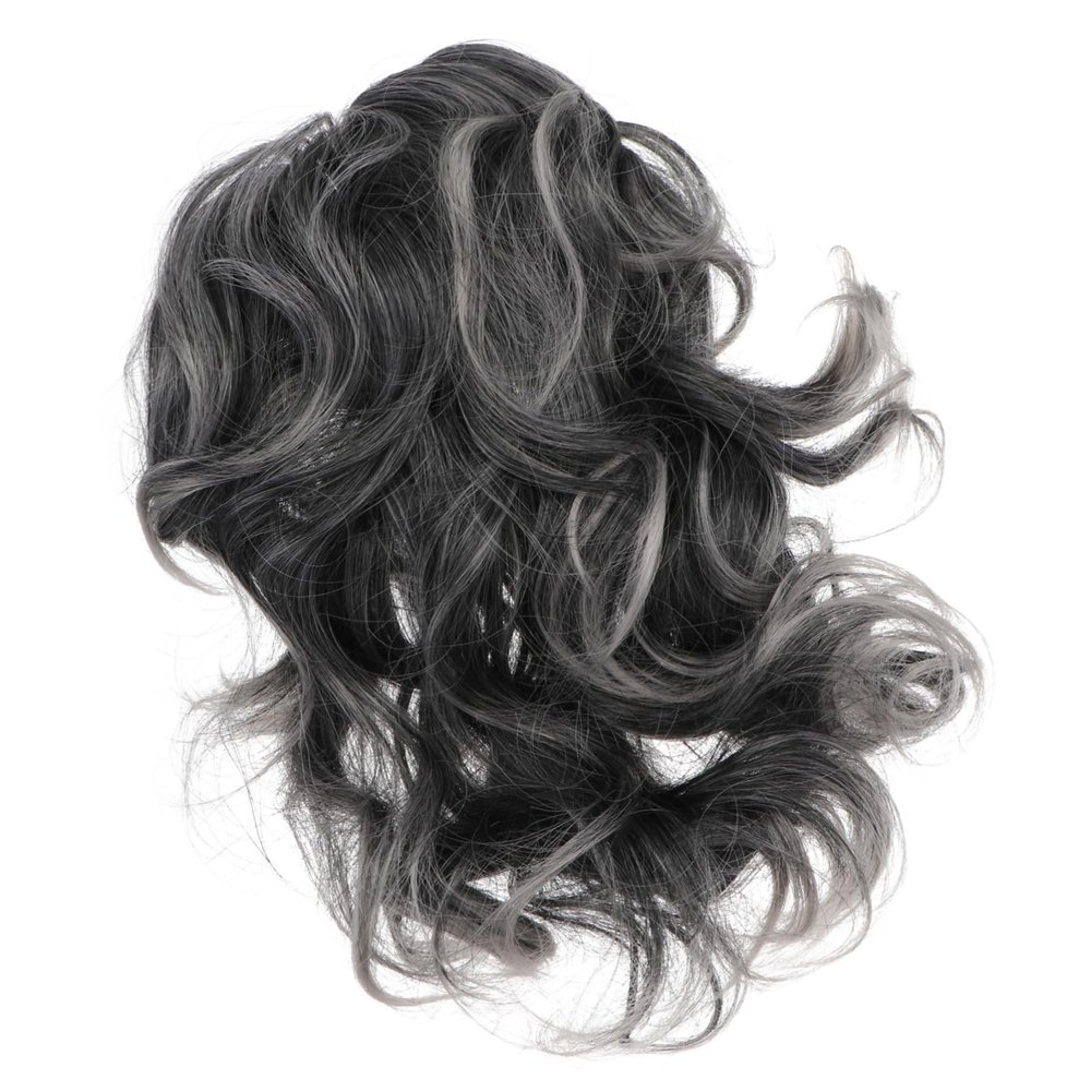 Gogogmee Synthetic Ponytail Wig Clip Claw Hair Extensions for Women Girls Flat Style Claw Clip Heatless Curls