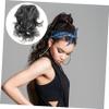 Gogogmee Synthetic Ponytail Wig Clip Claw Hair Extensions for Women Girls Flat Style Claw Clip Heatless Curls view 4