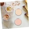 CANIGHT 50pcs Stainless Steel Round Eyeshadow Plates for Diy Makeup Empty Magnetic Cosmetic Pans for Storing Eyeshadow Lipstick and Blush for Crafting and Display view 2