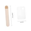 Healeved Stainless Steel Foundation Mixing Palette Set with Makeup Spatula for Diy view 2