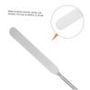 Healeved Stainless Steel Foundation Mixing Palette Set with Makeup Spatula for Diy view 3