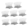 Gogogmee 8pcs Long Handle Cleaning Brush Replacement Heads for Kitchen for Scrubbing Dishes Pots and Cups Easy to Install and Detach Grey view 1
