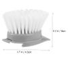 Gogogmee 8pcs Long Handle Cleaning Brush Replacement Heads for Kitchen for Scrubbing Dishes Pots and Cups Easy to Install and Detach Grey view 2