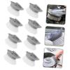 Gogogmee 8pcs Long Handle Cleaning Brush Replacement Heads for Kitchen for Scrubbing Dishes Pots and Cups Easy to Install and Detach Grey view 4