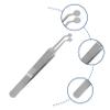 Gogogmee Gland Expressor Round Tip Stainless Steel Eyelid Massage Tweezer for Extraction view 4