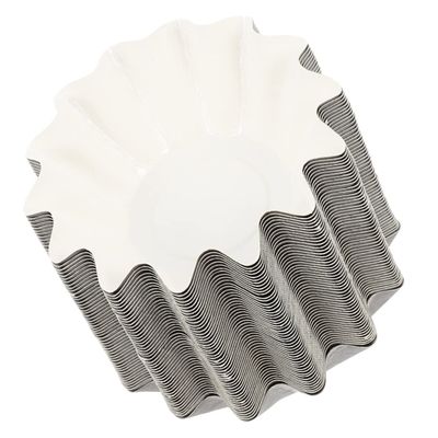 Cabilock 100pcs Heat-Resistant Wax Melt Warmer Liners Leakproof Aromatherapy Trays Pet Coated Wax Melt Cups for Warmers for DIY Candle Lovers