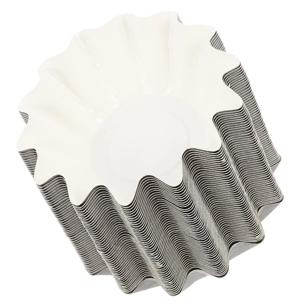 Cabilock 100pcs Heat-Resistant Wax Melt Warmer Liners Leakproof Aromatherapy Trays Pet Coated Wax Melt Cups for Warmers for DIY Candle Lovers