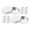 IWOWHERO 30pcs Round Eyeshadow Pans Diy Makeup Holder for Blush Highlighters and More Portable Empty Aluminum Cosmetic Organizer for Girls and Women view 1