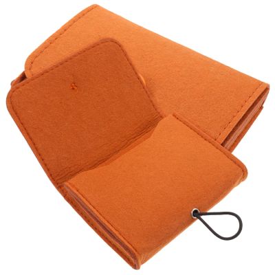BIUDECO 2pcs Carry Essential Oil Bottles This Felt Storage Bag Portable Organizer Safe