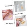 OSOLADY 4pcs Hand Nail Brush Nail Scrubbing Brush for Cleaning of Fingernails and Toenails Compact and Portable for Home and Salon Use view 3