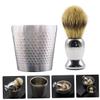 FRCOLOR Men Shaving Brush Set Shaving Bowl Holder Beard Trimming Kit Hair Brush Safe Material view 4