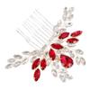 BIUDECO Bridal Headpiece Wedding Rhinestone Hair Comb for Women Side Decorative Hair Accessory view 1