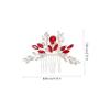 BIUDECO Bridal Headpiece Wedding Rhinestone Hair Comb for Women Side Decorative Hair Accessory view 2