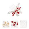 BIUDECO Bridal Headpiece Wedding Rhinestone Hair Comb for Women Side Decorative Hair Accessory view 4