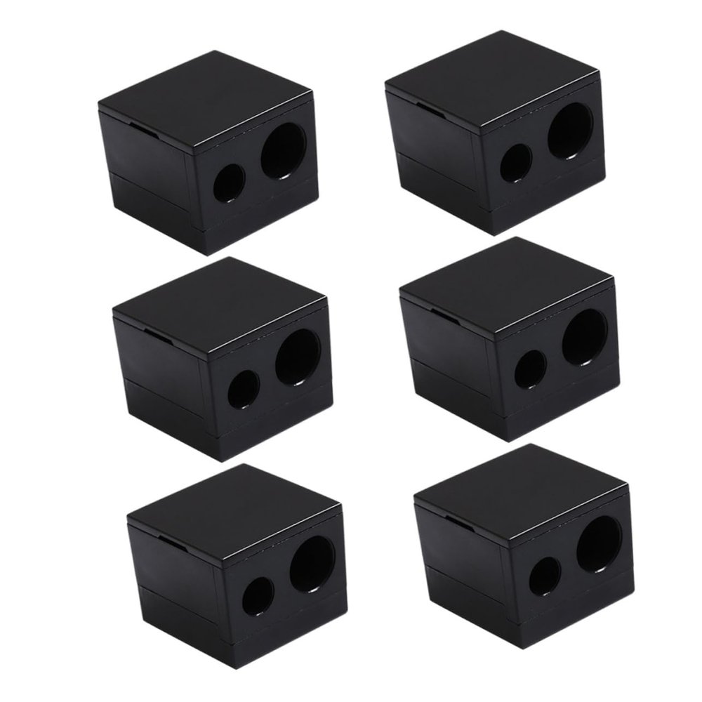 BIUDECO 6pcs Eyebrow Pencil Sharpener Makeup Tool Eyebrow Liner Sharpener for Benefit Brow Pencil Bulk