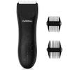 LANMODA Groin Trimmer for Men, Electric Men Body Hair Trimmer & Ball Shaver Groomer with LED Indicator, Pubic Trimmer for Waterproof Wet and Dry Use,120 Minutes Shaving After Fully Charged view 1