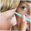 Healeved 4pcs Stainless Steel Eyebrow Tweezers Eyebrow Tweezers for Men for Travel Beauty Routine view 4