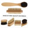 HOMOCONO 2pcs Wooden Nail Cleaning Brush Natural Bristle Finger Cleaning Tools for Manicure and Pedicure Dual-Sided Design for Dust Removal Gentle Skin for Home Salon Use view 4