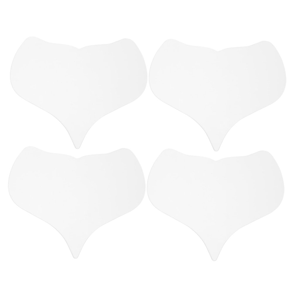 COLLBATH Supply 4 Pack Silicone Chest Pad Adhesive Wrinkle Patches Reusable Discreet