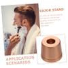 Outanaya Aluminum Razor Holder Stand Sturdy Shaver Base for Shower Safety Razor Organizer view 3