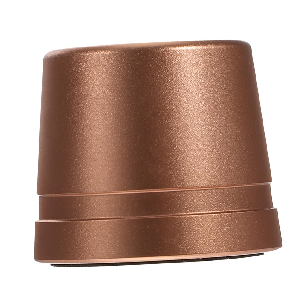 Healeved Aluminum Razor Stand Base for Manual Razors Lightweight Wear-resistant Shaving Tool Holder Bathroom Use and Drying Rose Gold