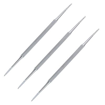 BIUDECO 3pcs Stainless Steel Nail Cleaners Kit Cuticle Remover Spoon Peeler Scraper Tool for Home Salon Pedicure