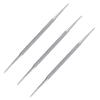 BIUDECO 3pcs Stainless Steel Nail Cleaners Kit Cuticle Remover Spoon Peeler Scraper Tool for Home Salon Pedicure view 1