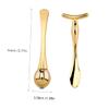 BIUDECO Eye Massage Roller and T-shaped Makeup Sticks for Dark Circles and Puffiness Relief Zinc Alloy Beauty Scoop Tool Set for Women Skin Care Routine view 2