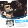 BIUDECO Men Shaving Set with Stainless Steel Bowl and Brush Stand Essential Grooming Tool for Smooth Shave and Easy Storage Father Day and Birthdays view 4