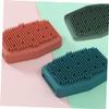 BIUDECO Body Scrub Exfoliator 3 Pack Silicone Shower Brushes for Bath Body Cleaning view 4
