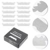 IWOWHERO 100Pcs Single Face for Men, Old Folding Barber Straight, Stainless Steel, Ideal for Beard Trimming, Home & Salon Use view 3